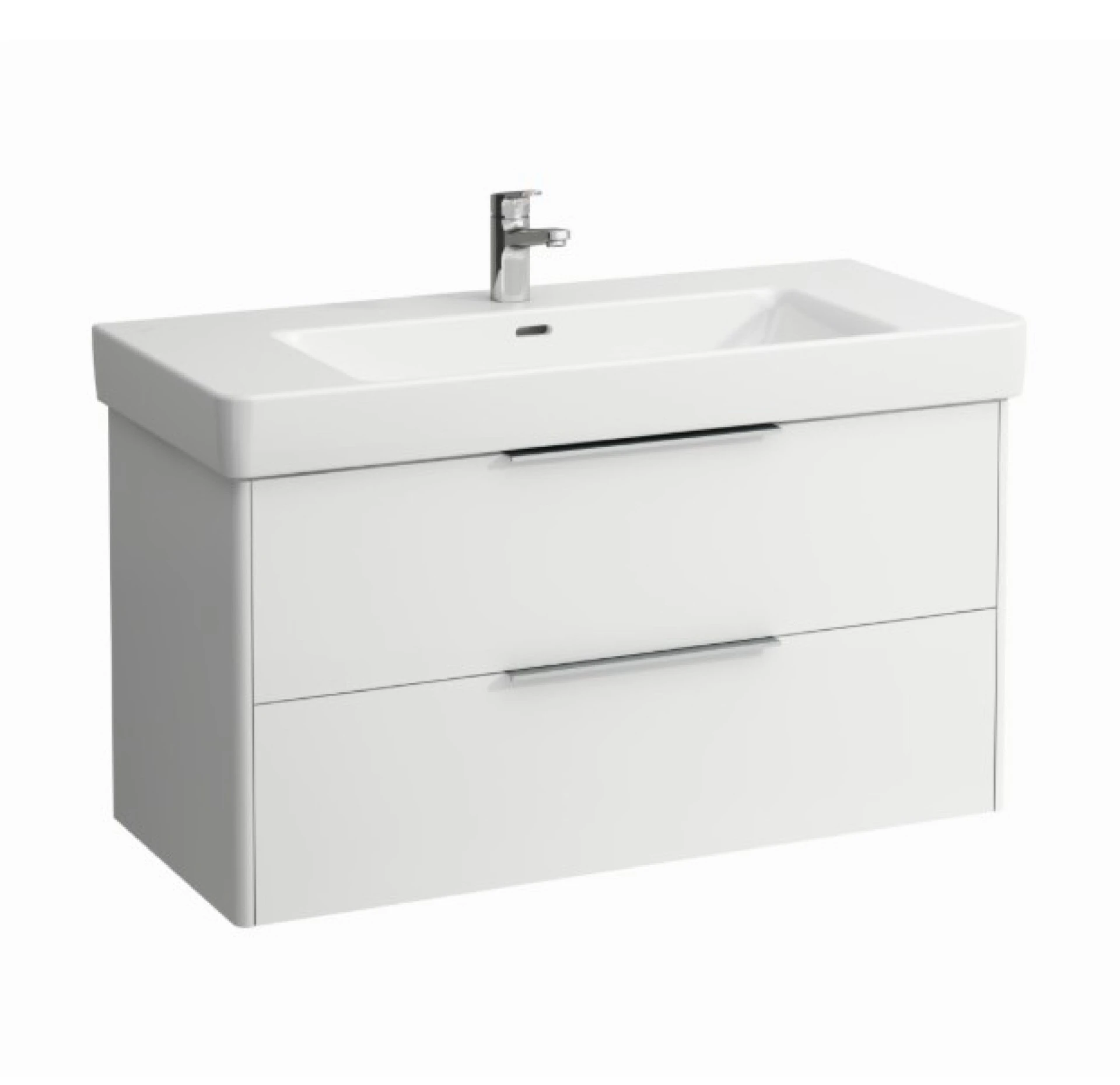Laufen Base/pro S Vanity Unit 530x1010x440mm For 813966 2 Drawers - White Matt
