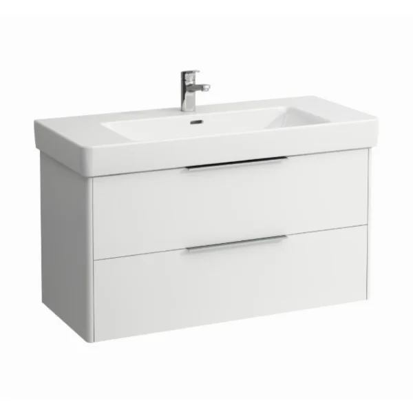 Laufen Base/pro S Vanity Unit 530x1010x440mm For 813966 2 Drawers - White Matt