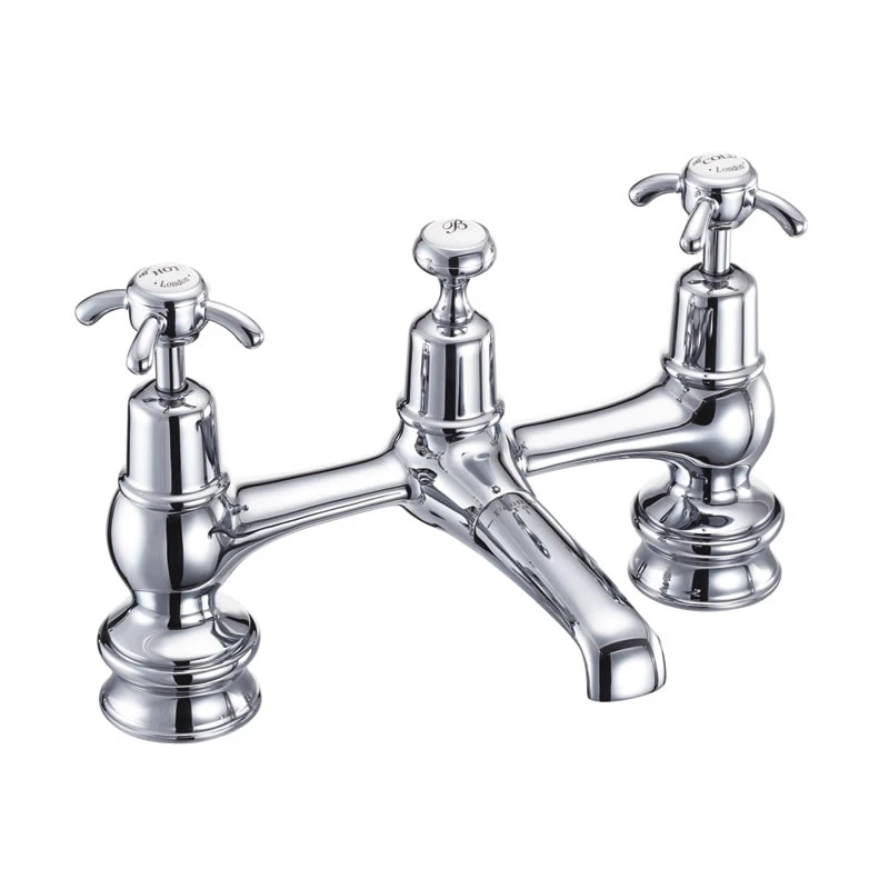 Burlington Qt 2h Bridge Mixer + Pcw (no Heads) Chrome