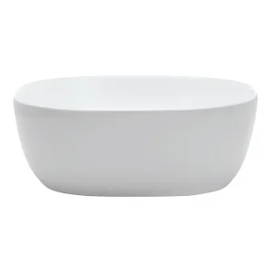 Britton Real Square Counter Basin 410 X 410mm No Overflow Gloss White