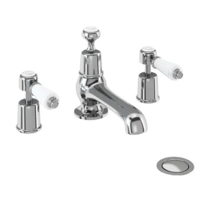 Burlington Kensingtn 3h Thermostatic Bas Chrome