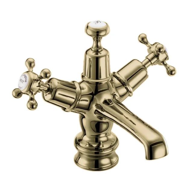 Burlington Quarter Turn Basin Mixer Gold product image - Image 4