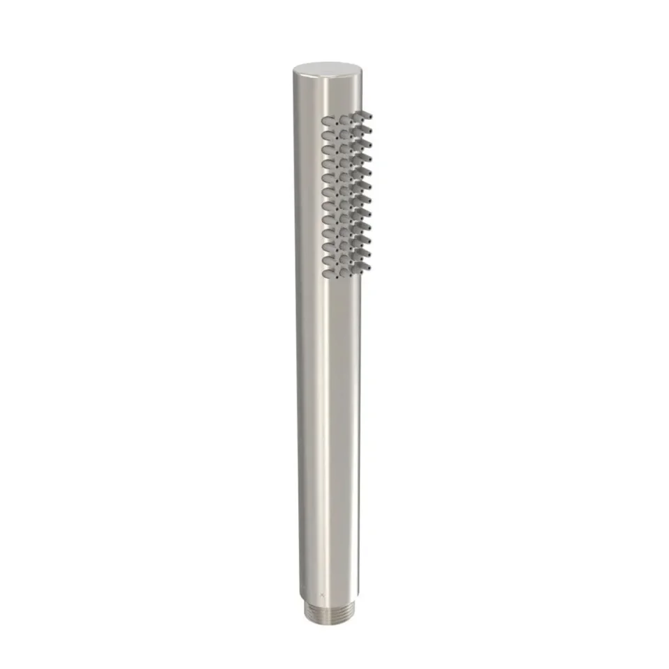 Saneux Cos Slim Round Shower Handset - Brushed Nickel product image - Image 1