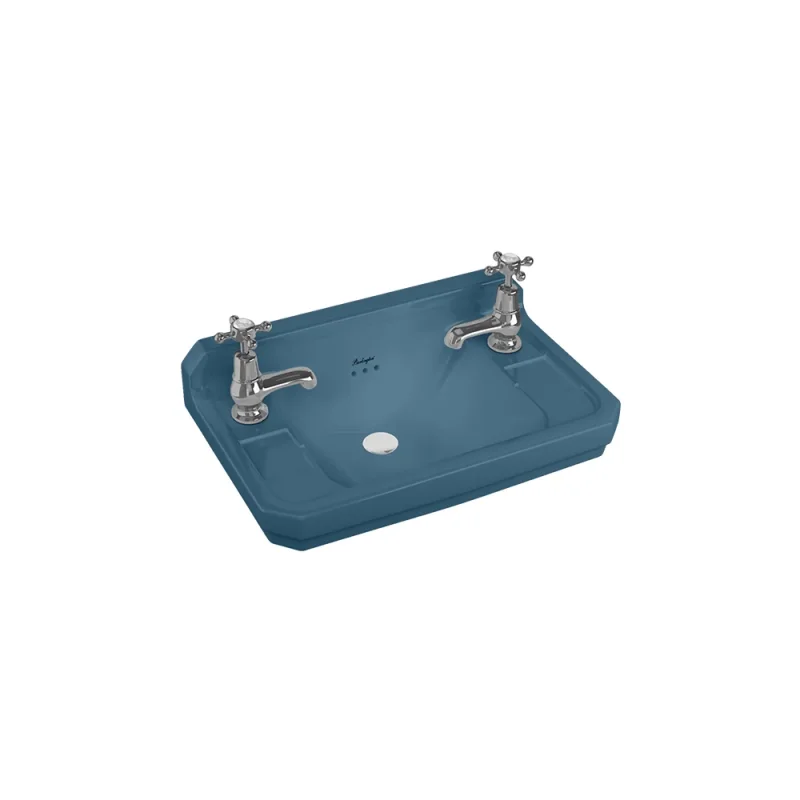 Burlington Edw Cloakroom Basin51cm 2th Alaska Blue product image - Image 1