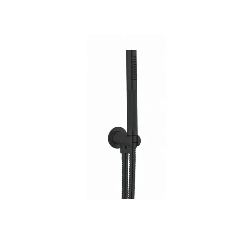 Crosswater Union Union Wall Outlet & Handset Matt Black product image - Image 3