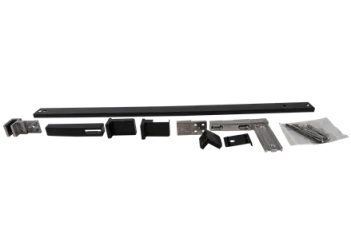 Crosswater Bracing Bar-design+ S/panel 650mm Black product image - Image 1