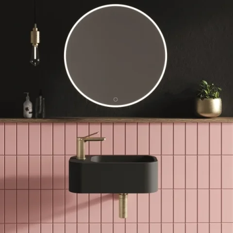 Crosswater Infinity Illuminated Mirror 600 detail view - Image 2