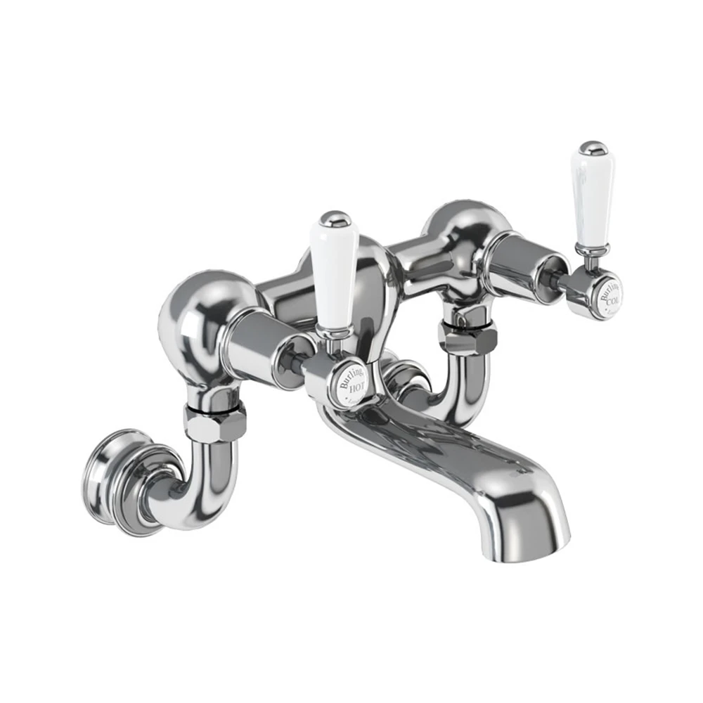 Burlington Qt Kensingtn Regal Wall Bath Shower Mixer Chrome
