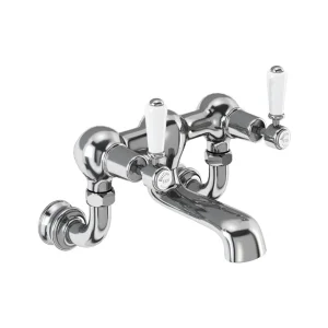 Burlington Qt Kensingtn Regal Wall Bath Shower Mixer Chrome