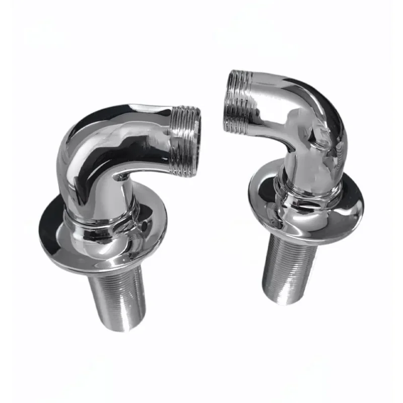 Burlington 3/4" Wall Outlet Elbow Chrome product image - Image 2