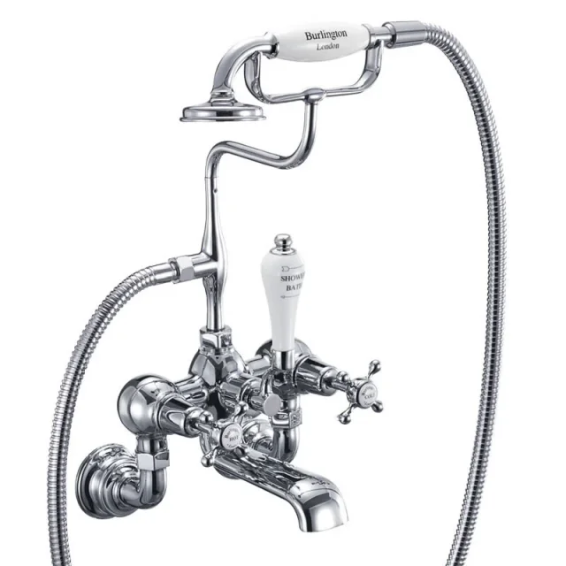 Burlington Qt Claremont Wall Bsm Chrome detail view - Image 2