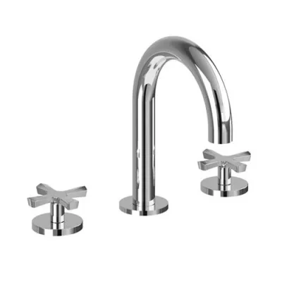 Burlington Riviera 3th Deck Basin Mixer Chrome detail view - Image 2