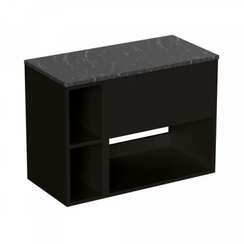 Britton Hackney Link Unit 200mm Black Matt product image - Image 1