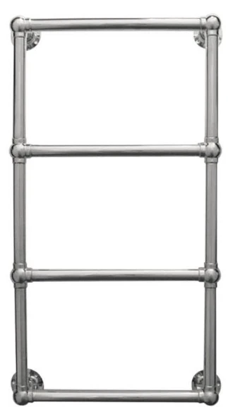 Jis Fletching 910 Heated Towel Rail 910 X 520mm Central Heating Stainless Steel Satin