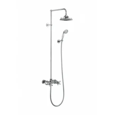 Burlington Eden 2 Outlet Exposed Bar Shower Valve Chrome detail view - Image 3