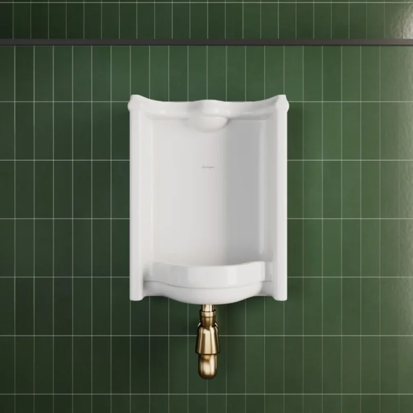 Burlington Whitcomb Urinal With Bracket detail view - Image 4