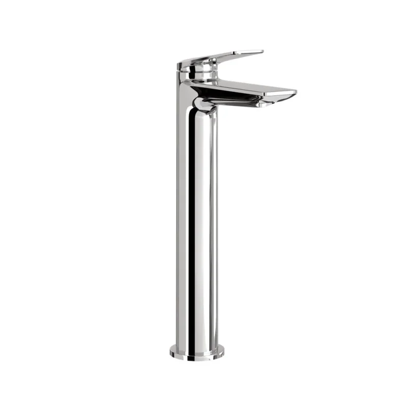 Britton Greenwich Tall Basin Mixer Chrome detail view - Image 3