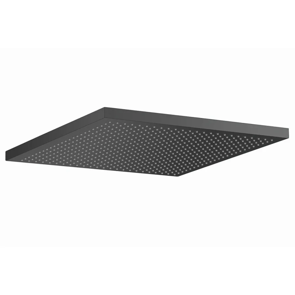 Crosswater Tranquil Shower Head 300mm Matt Black detail view - Image 3