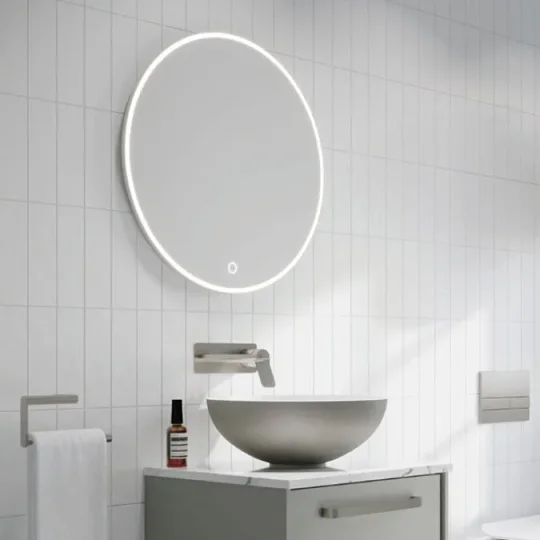 Crosswater Infinity Illuminated Mirror 700 detail view - Image 2