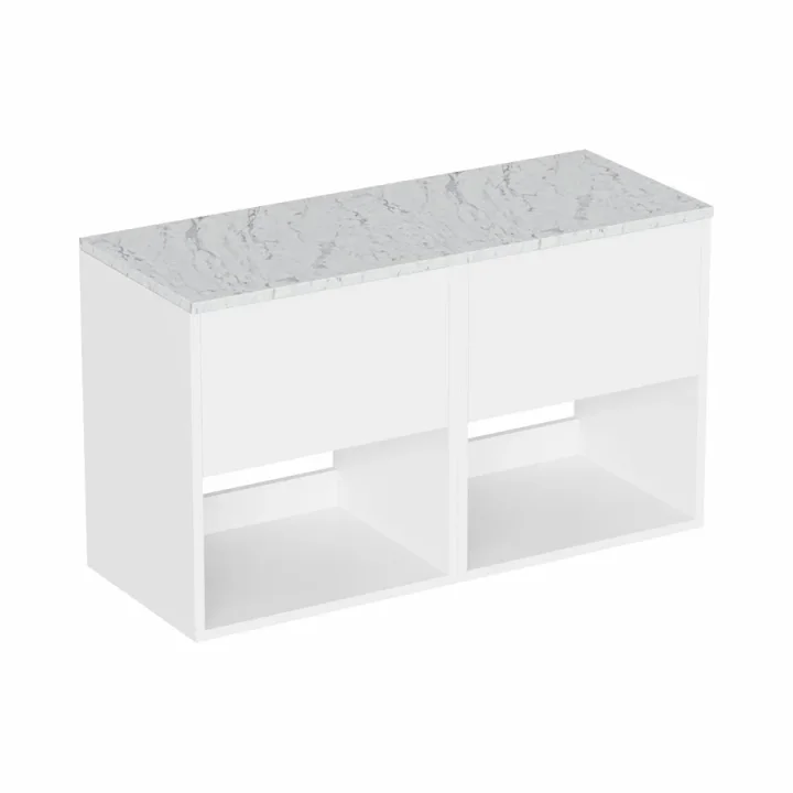 Britton Hackney Worktop 1000mm Carrara detail view - Image 3