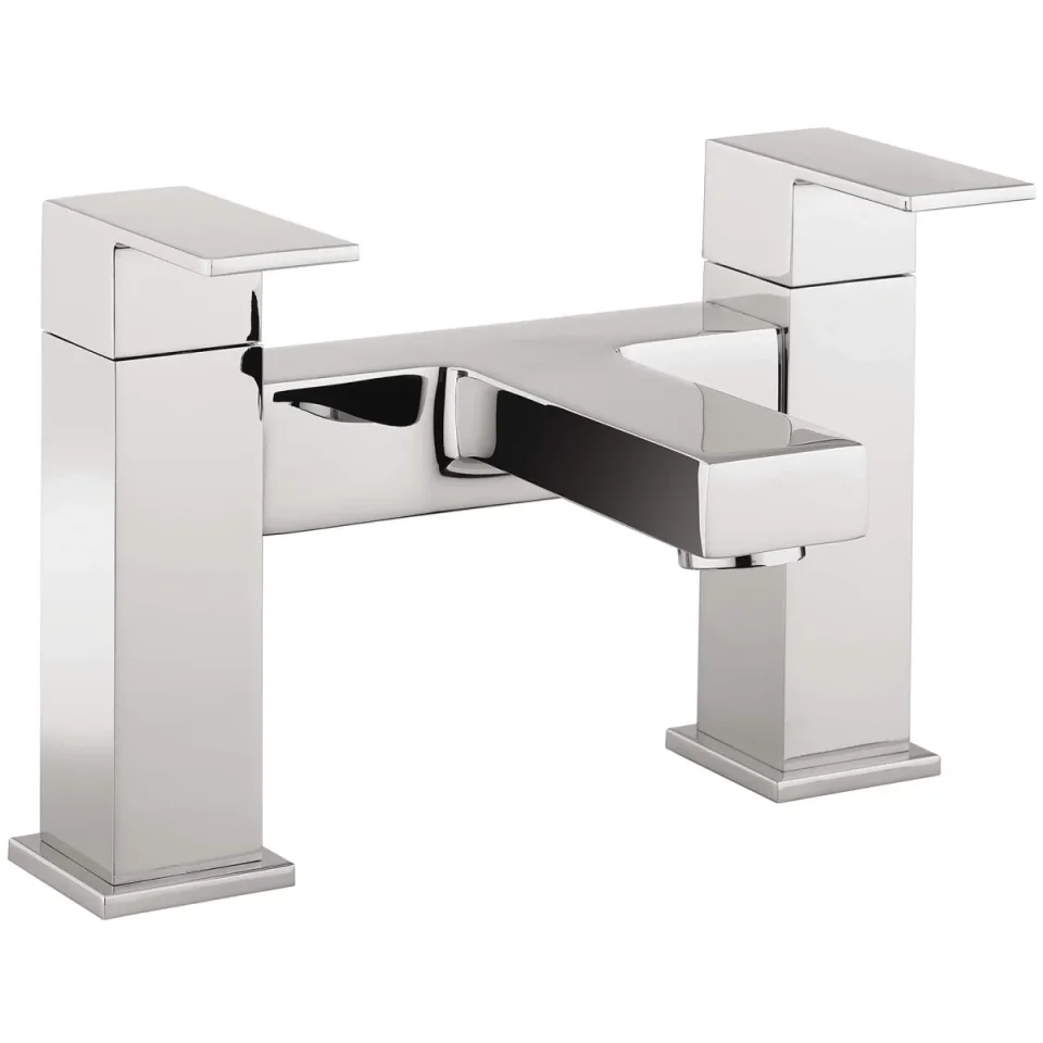 Crosswater Verge Bath Filler Chrome detail view - Image 2