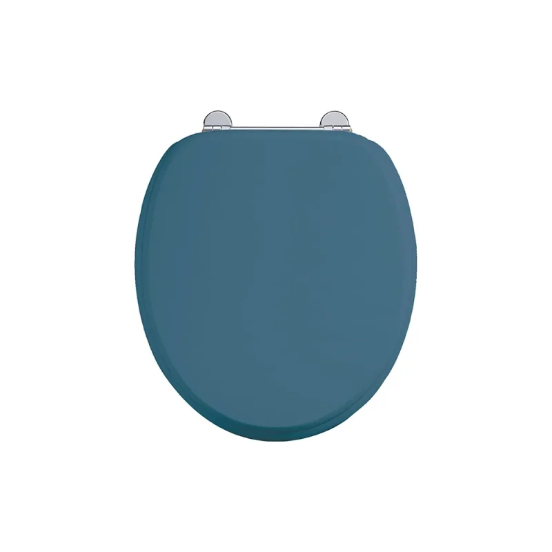 Burlington Bespoke Seat Blue With Chrome Hinges product image - Image 4