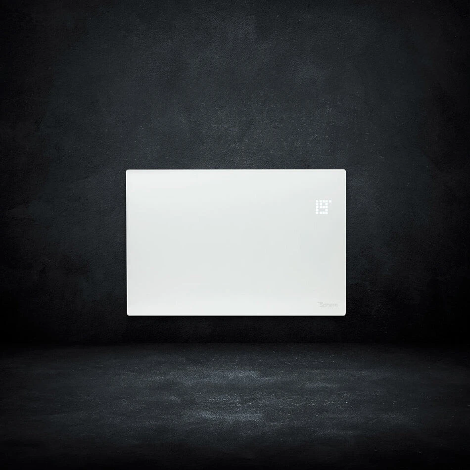 Thermosphere Flat Glass Panel Heater White 2000w