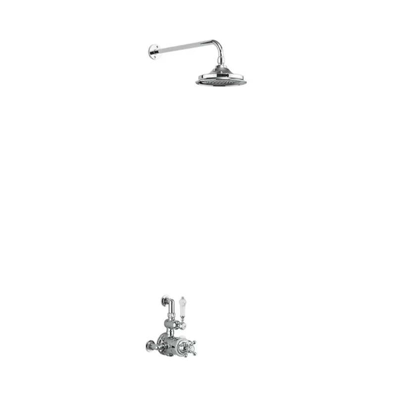 Burlington Thermostatic Exposed Shower Valve Single Chrome product image - Image 4