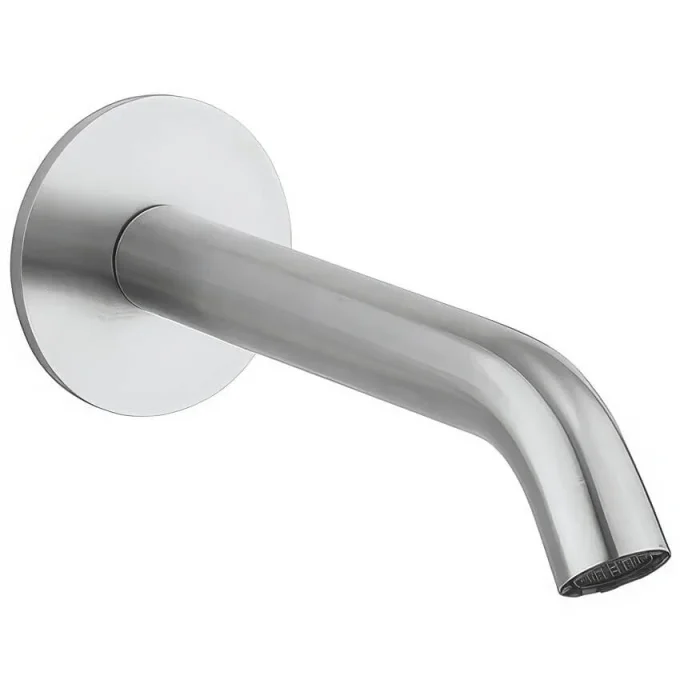 Crosswater 3ONE6 Bath Spout Wall Mounted Stainless detail view - Image 2