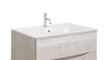 Crosswater Furniture Basin 600 0TH O/F White detail view - Image 7