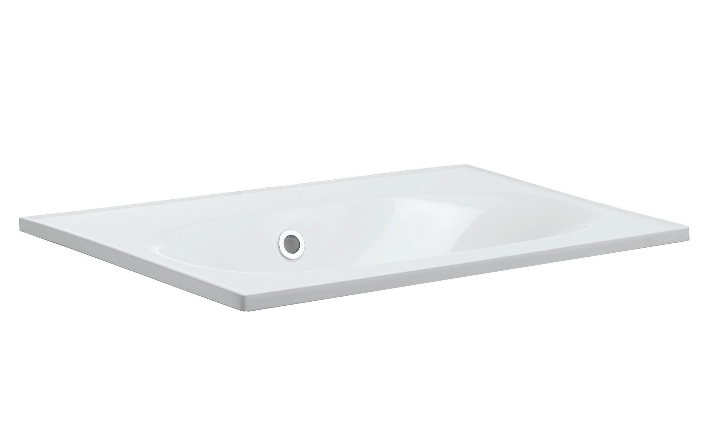 Crosswater Furniture Basin 600 0TH O/F White
