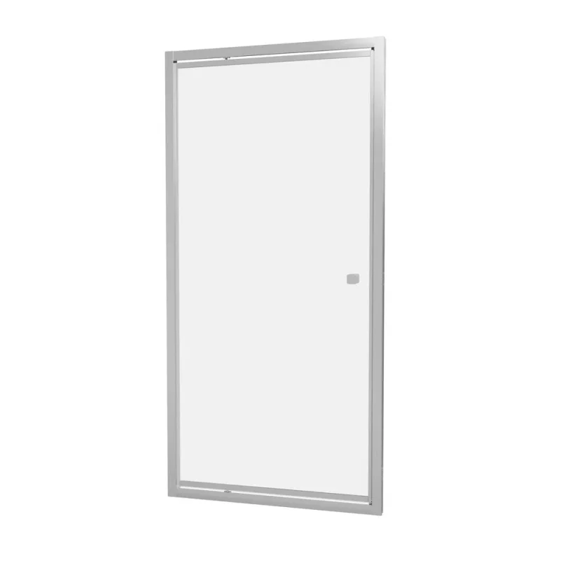 Crosswater Clear 6 Pivot Door 800 Chrome detail view - Image 2