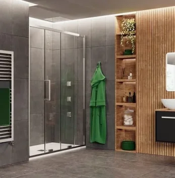 Crosswater Optix Sliding Door 1700 Chrome product image - Image 2
