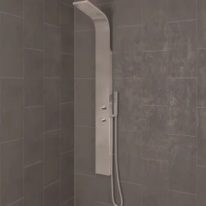 Eastbrook Conway V2 Shower Panel Stainless Steel