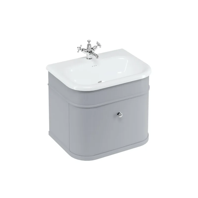 Burlington Chalfont Single Drawer Unit 650mm Grey product image - Image 5
