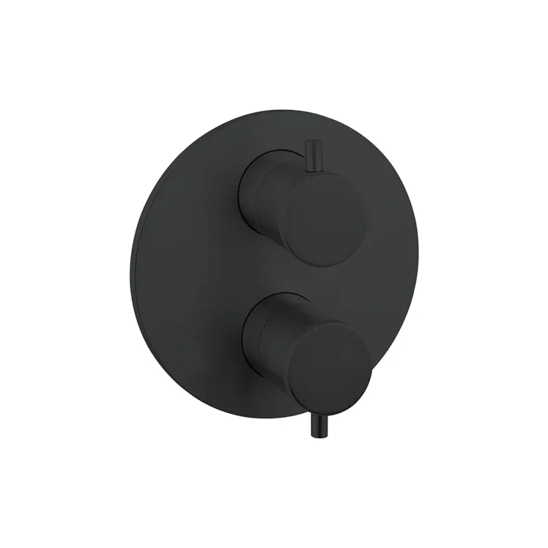 Crosswater Crossbox MPRO Industrial 1 Outlet Trim & Levers Carbon Black product image - Image 3
