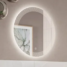 Crosswater Canvass LED Mirror 600 detail view - Image 3