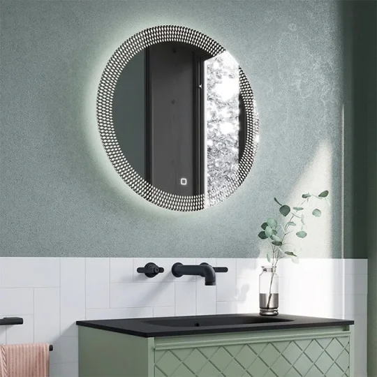 Crosswater Canvass LED Mirror 600 detail view - Image 6