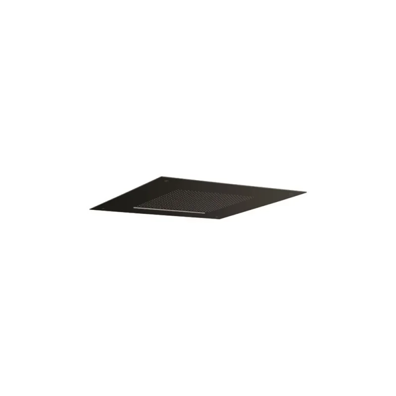 Crosswater Tranquil Recessed Shower Head with Waterfall 500mm Matt Black product image - Image 3