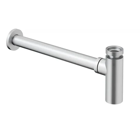Crosswater 3ONE6 Tall Bottle Trap Stainless detail view - Image 2