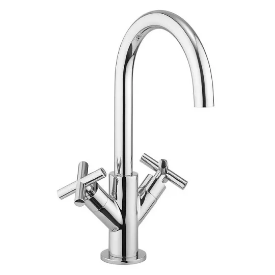 Crosswater MPRO Crosshead Basin Mono Chrome detail view - Image 2