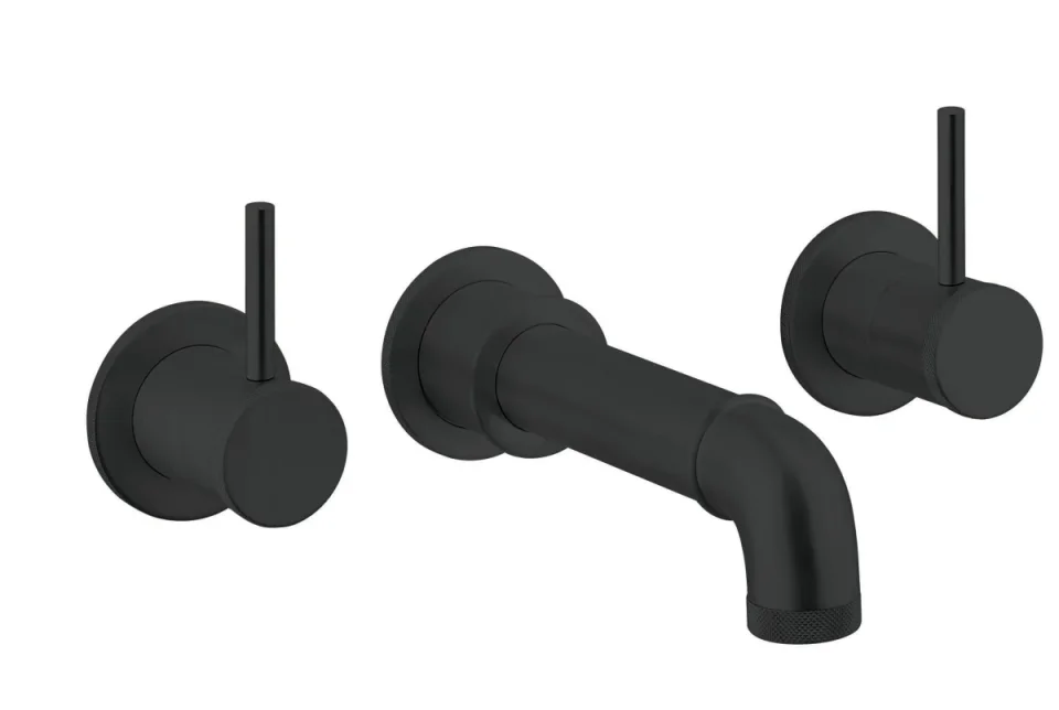 Crosswater MPRO Industrial Wall Stop Taps Carbon Black product image - Image 3