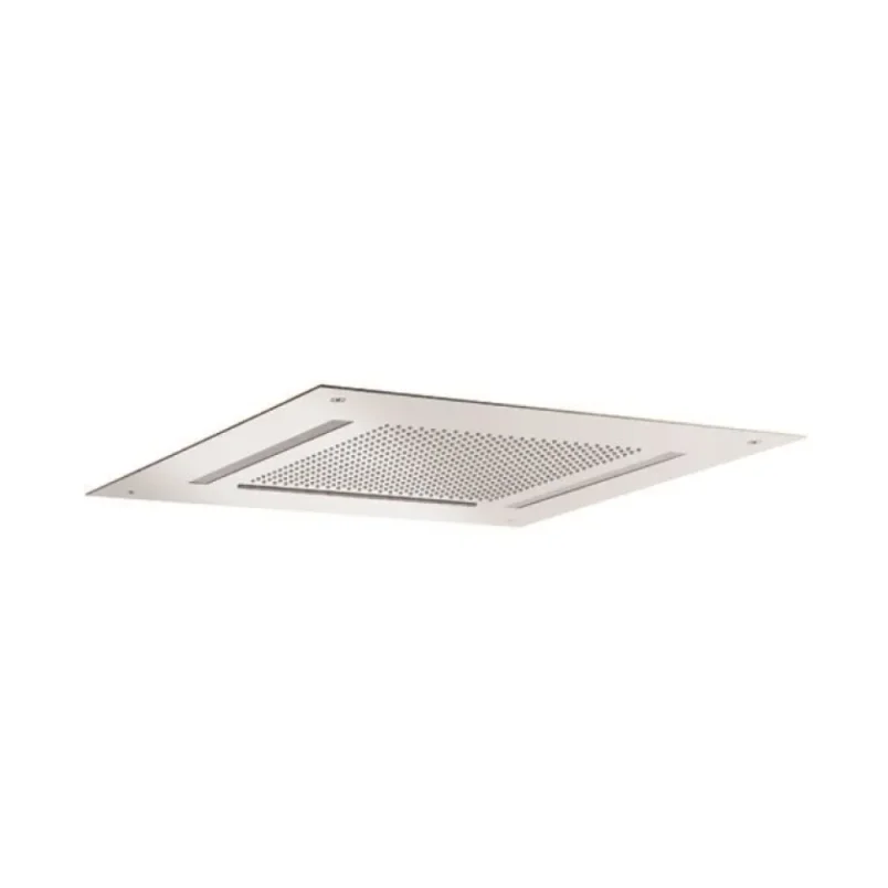 Crosswater Tranquil Recessed Shower Head with Waterfall & Chromotherapy 500mm Chrome detail view - Image 3