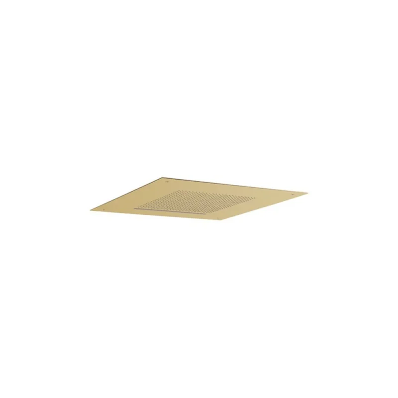 Crosswater Tranquil Recessed Shower Head with Waterfall 500mm Brushed Brass product image - Image 4