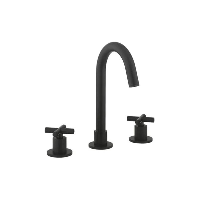 Crosswater MPRO Crosshead Basin Set Single Plate Matt Black product image - Image 3