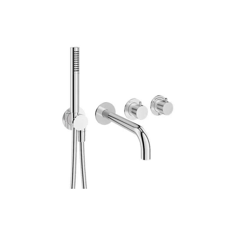 Crosswater Module Mpro 2 Control Trimset With Bath Spout & Handshower Chrome product image - Image 4