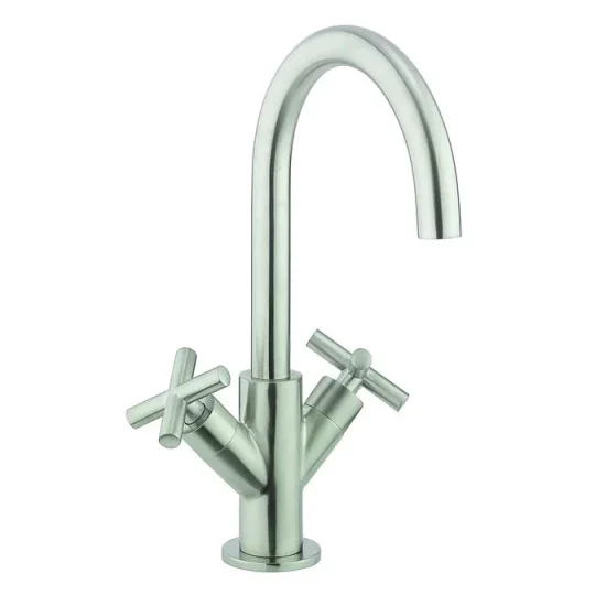 Crosswater MPRO Crosshead Basin Mono Brushed Nickel detail view - Image 3