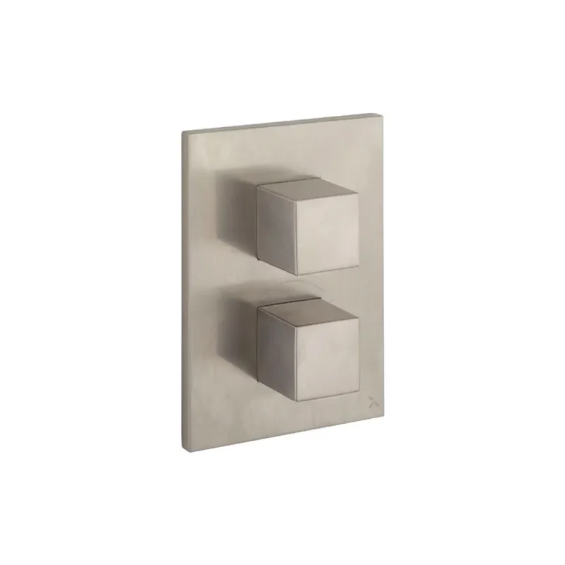 Crosswater Crossbox Verge 3 Outlet Trim & Levers Brushed Nickel product image - Image 3