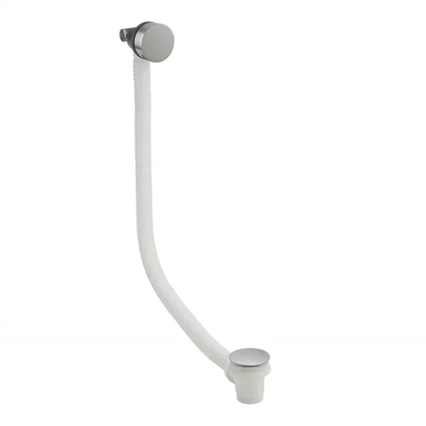 Crosswater 3ONE6 Bath Filler With Click Clack Waste Extended Stainless detail view - Image 3