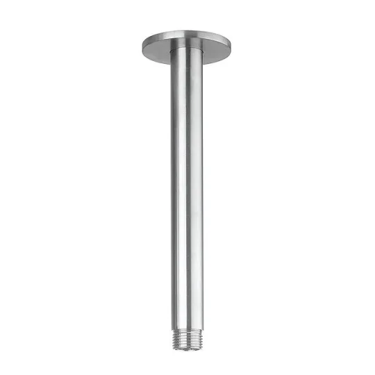 Crosswater 3ONE6 Ceiling Shower Arm 200mm Stainless detail view - Image 2